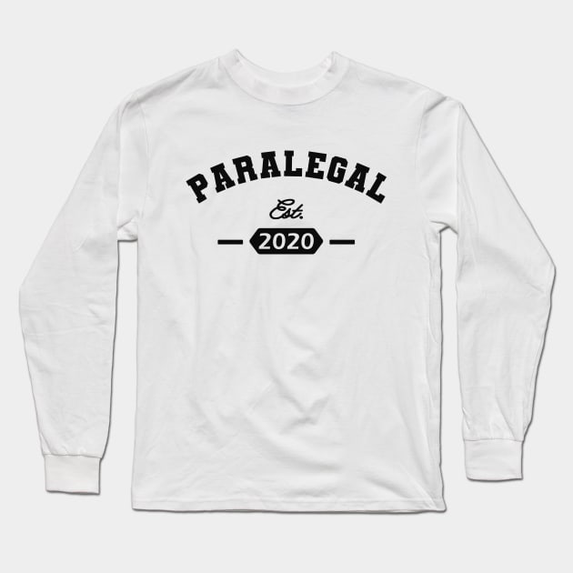 Paralegal est. 2020 Long Sleeve T-Shirt by KC Happy Shop